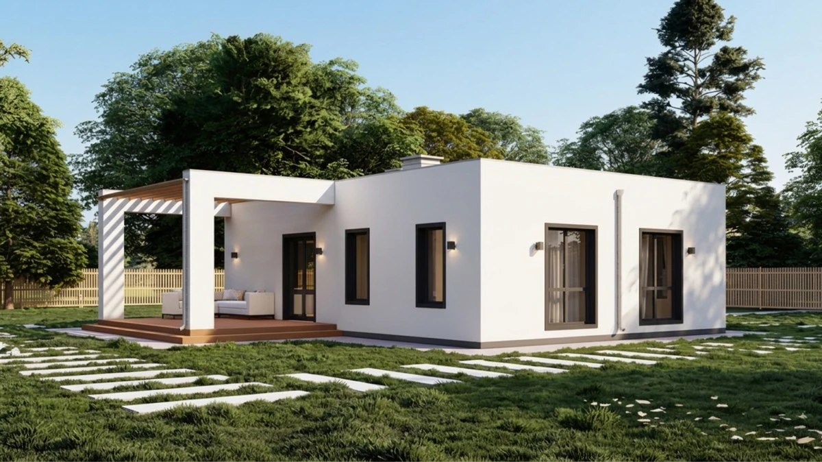 Дизайн фасада в стиле no_style — фото от нейросети AI Facade