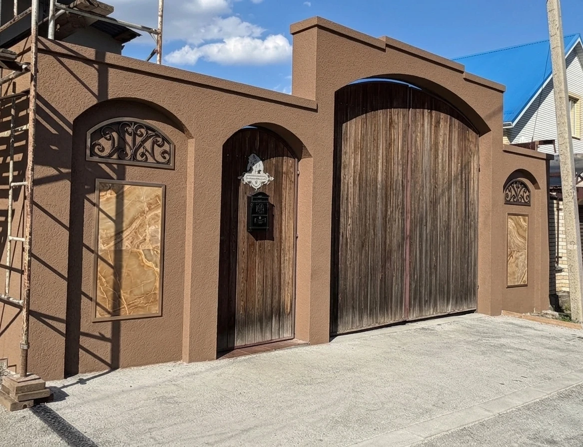 Дизайн фасада в стиле no_style — фото от нейросети AI Facade