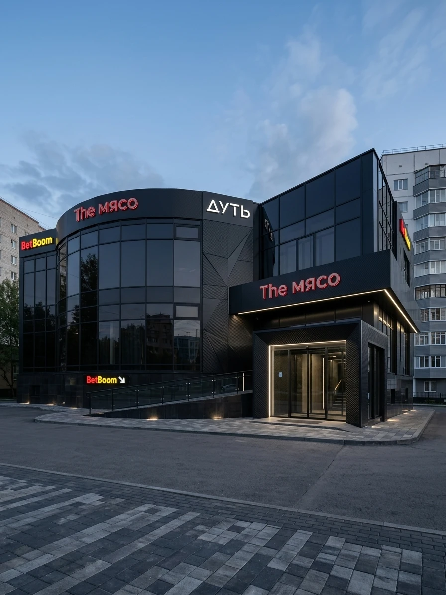 Дизайн фасада в стиле Блэктек — Фасад от нейросети AI Facade