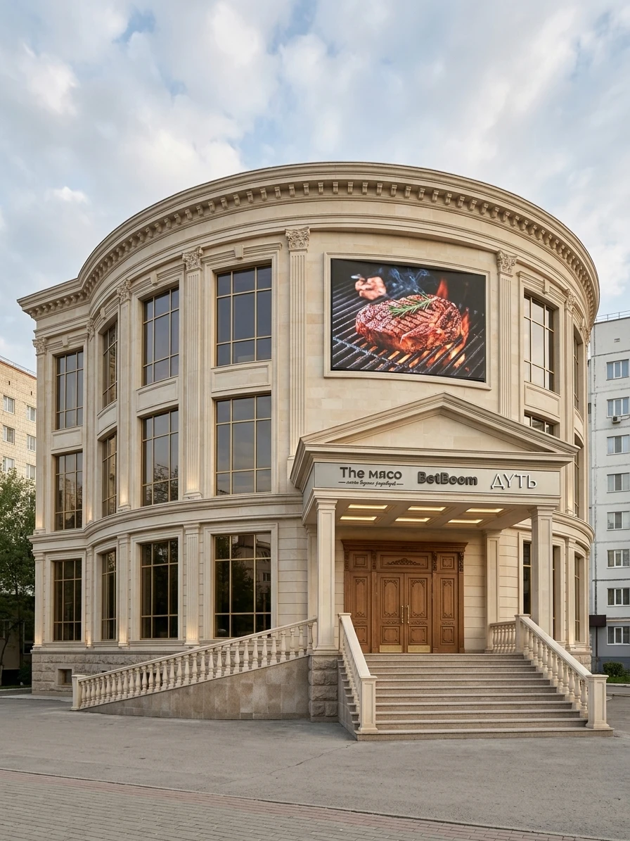 Дизайн фасада в стиле Неоклассика — Фасад от нейросети AI Facade