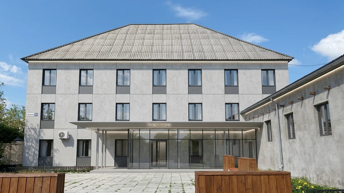Дизайн фасада в стиле Минимализм — Фасад от нейросети AI Facade