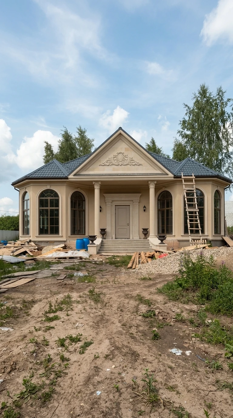 Дизайн фасада в стиле Классический — Фасад от нейросети AI Facade