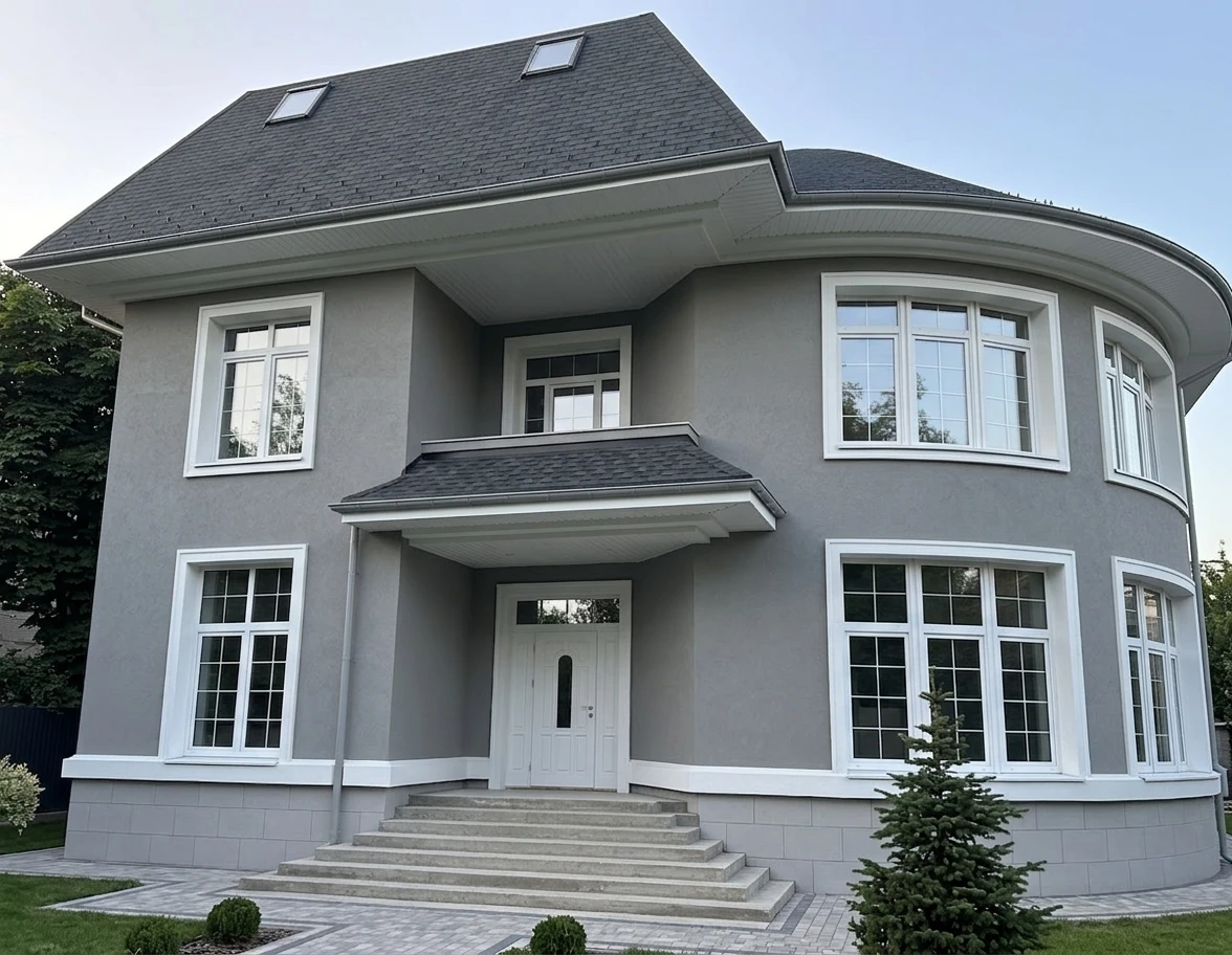 Дизайн фасада в стиле Классический — Фасад от нейросети AI Facade