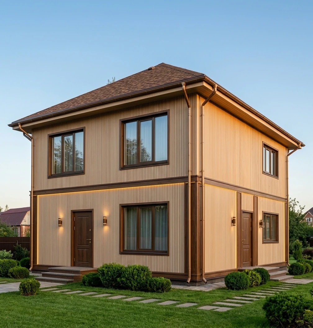 Дизайн фасада в стиле Современный — Фасад от нейросети AI Facade