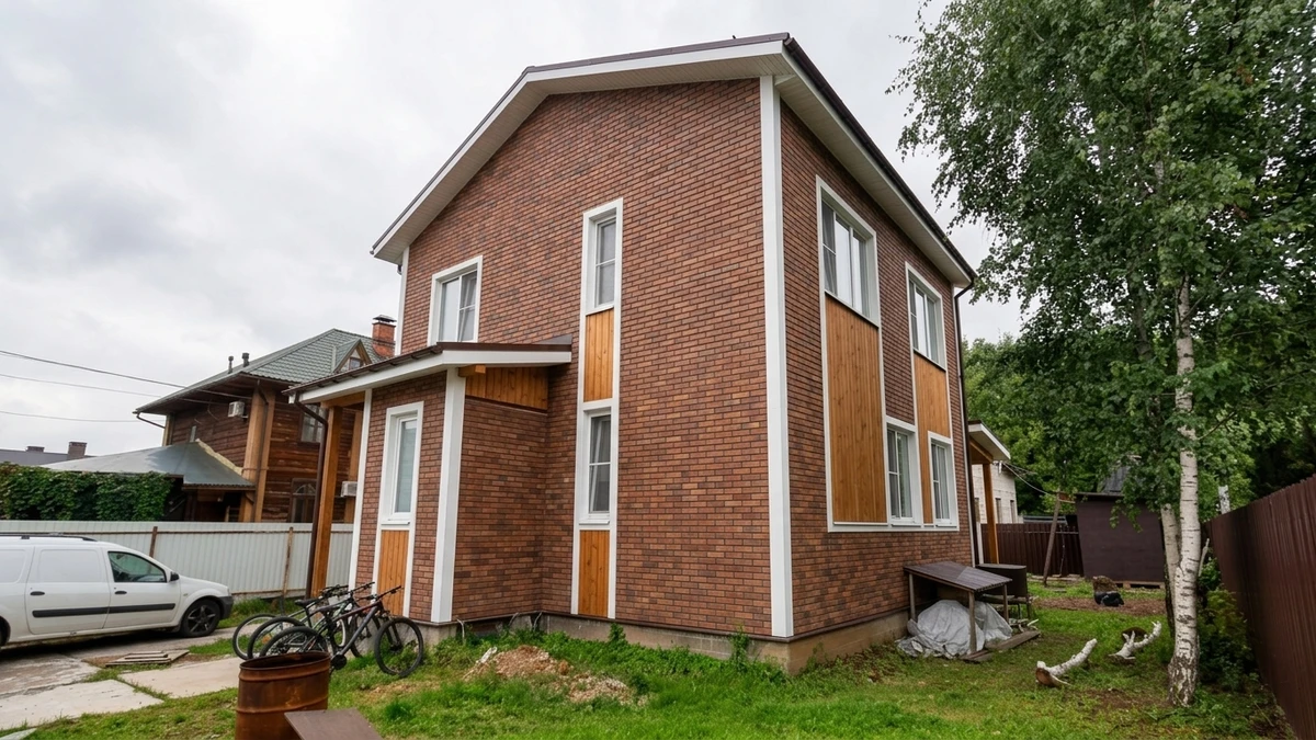 Дизайн фасада в стиле Современный — Фасад от нейросети AI Facade