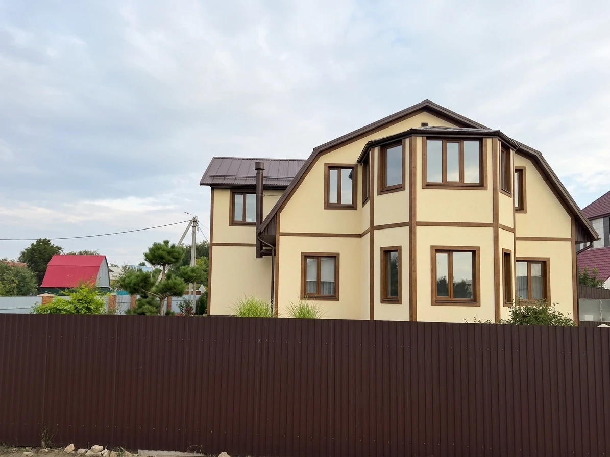 Дизайн фасада в стиле Японский минимализм — Фасад от нейросети AI Facade