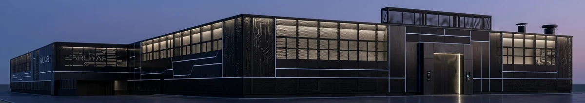 Дизайн фасада в стиле Блэктек — Фасад от нейросети AI Facade