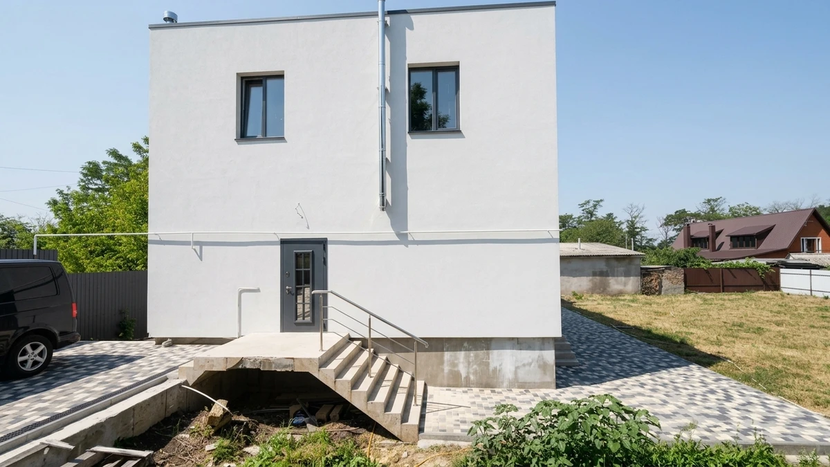 Дизайн фасада в стиле Минимализм — фото фасада от нейросети AI Facade