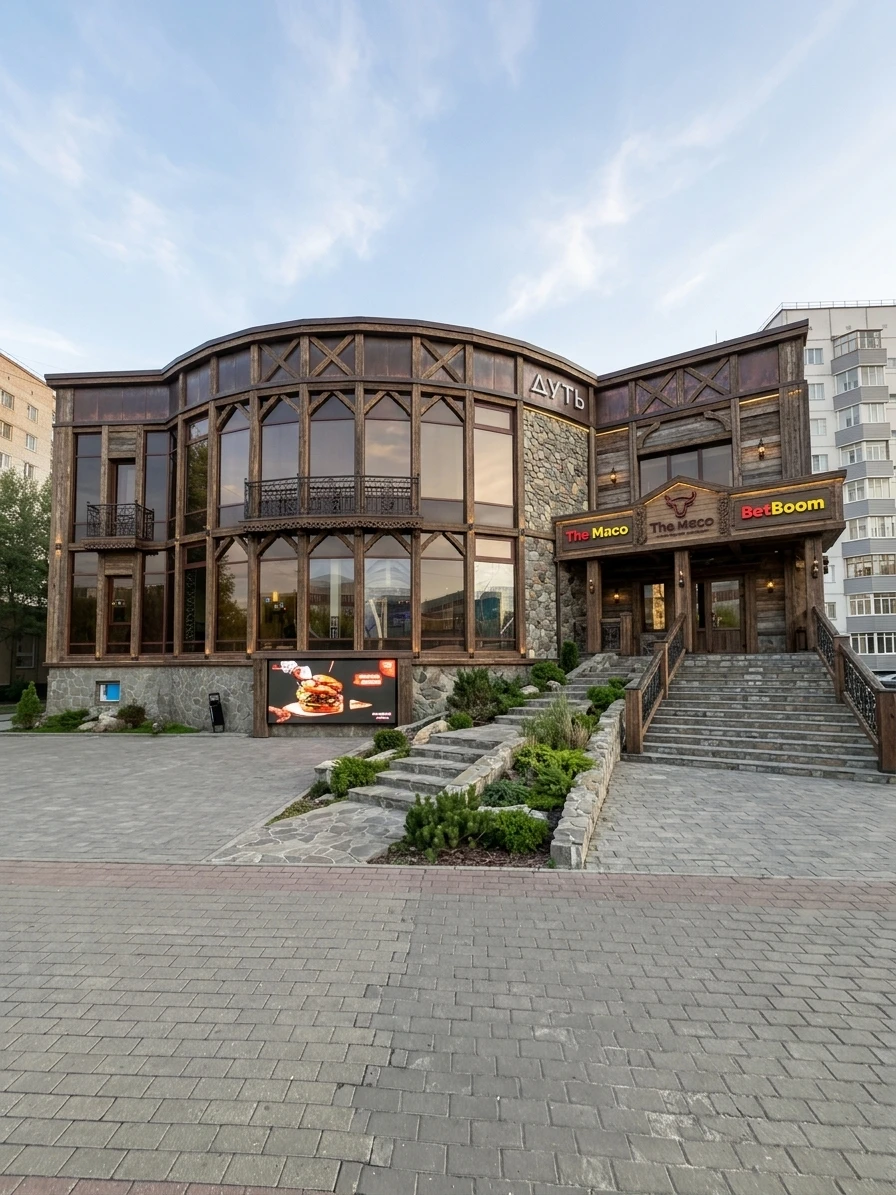 Дизайн фасада в стиле Шале — Фасад от нейросети AI Facade