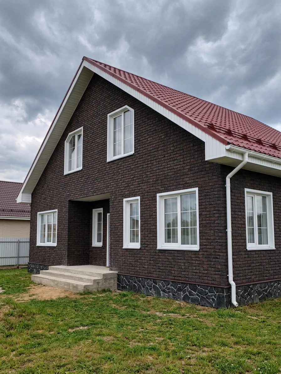 Дизайн фасада в стиле no_style — фото от нейросети AI Facade