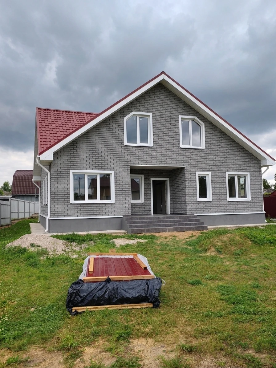 Дизайн фасада в стиле no_style — фото от нейросети AI Facade