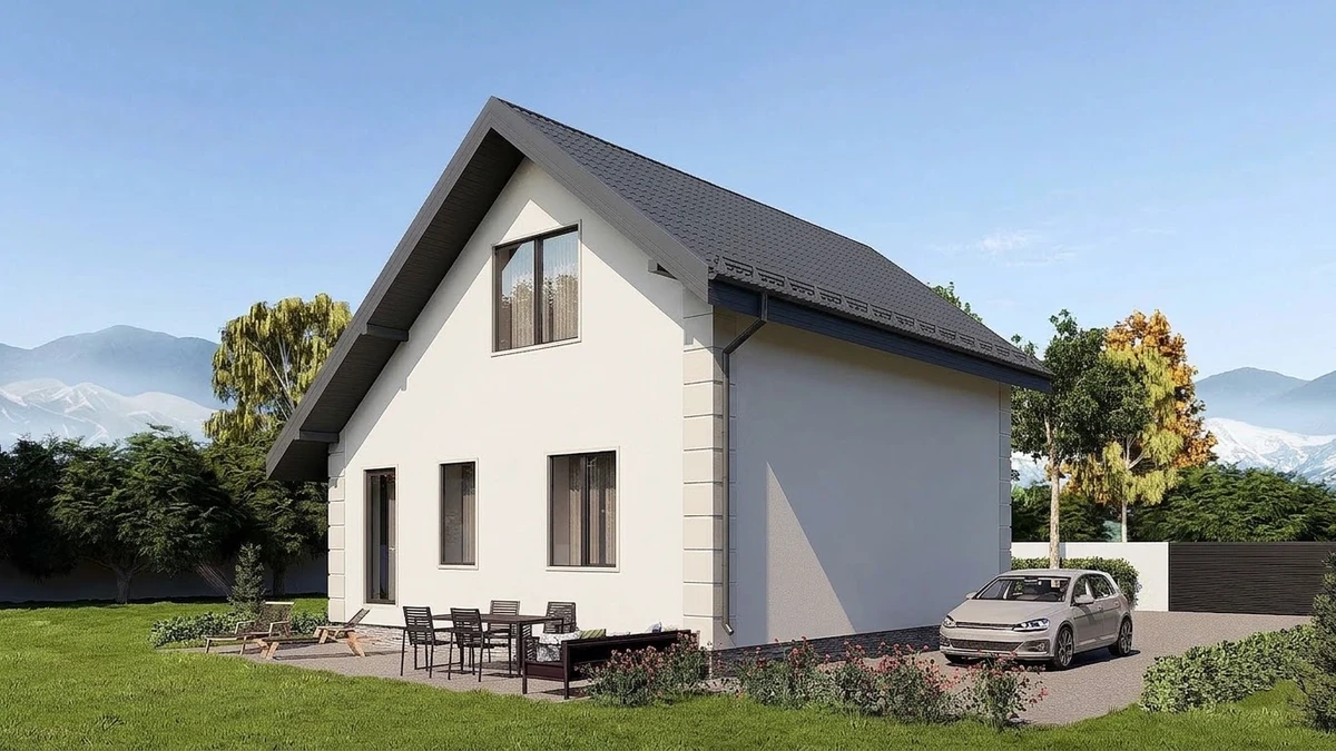 Дизайн фасада в стиле no_style — фото от нейросети AI Facade