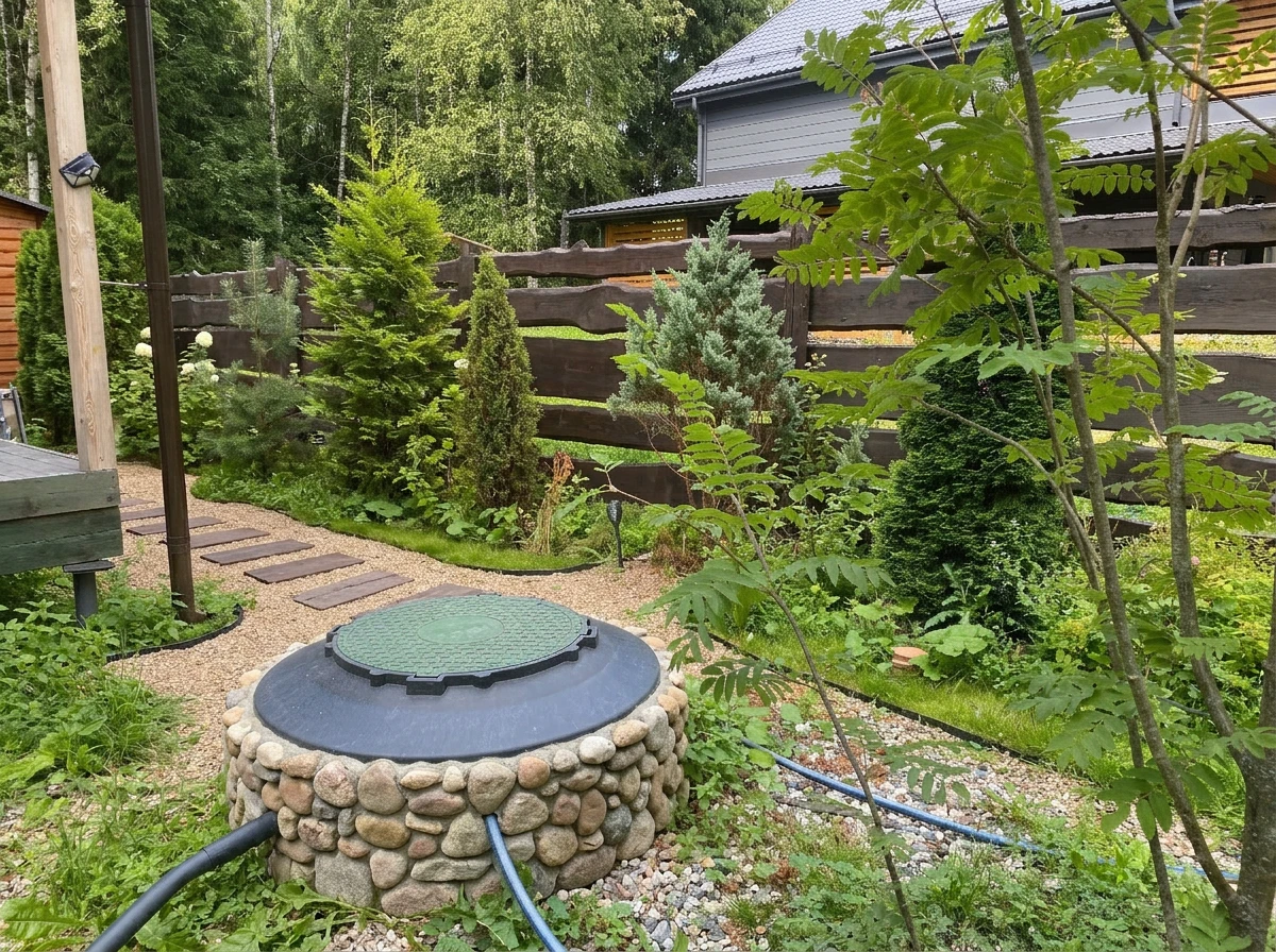 Дизайн участка в стиле no_style — фото от нейросети AI Facade