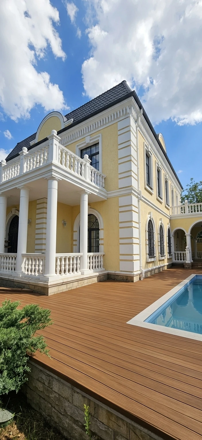 Дизайн фасада в стиле no_style — фото от нейросети AI Facade