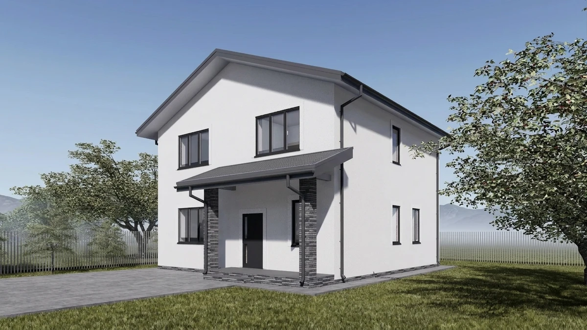 Дизайн фасада в стиле no_style — фото от нейросети AI Facade
