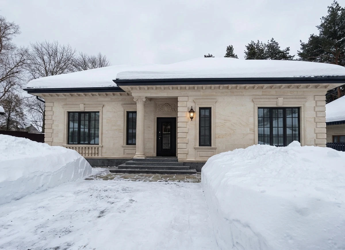 Дизайн фасада в стиле Классический — Фасад от нейросети AI Facade