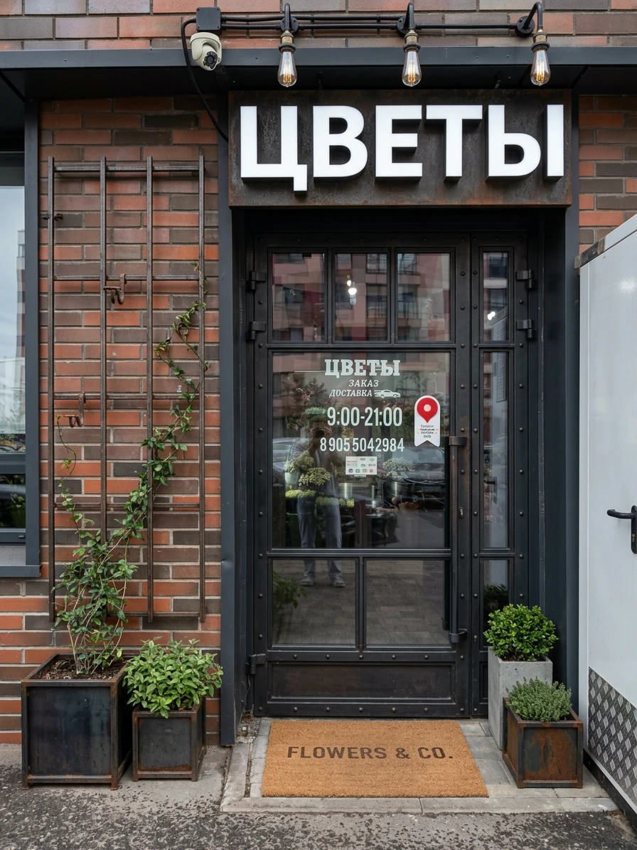 Дизайн фасада в стиле Лофт — Фасад от нейросети AI Facade