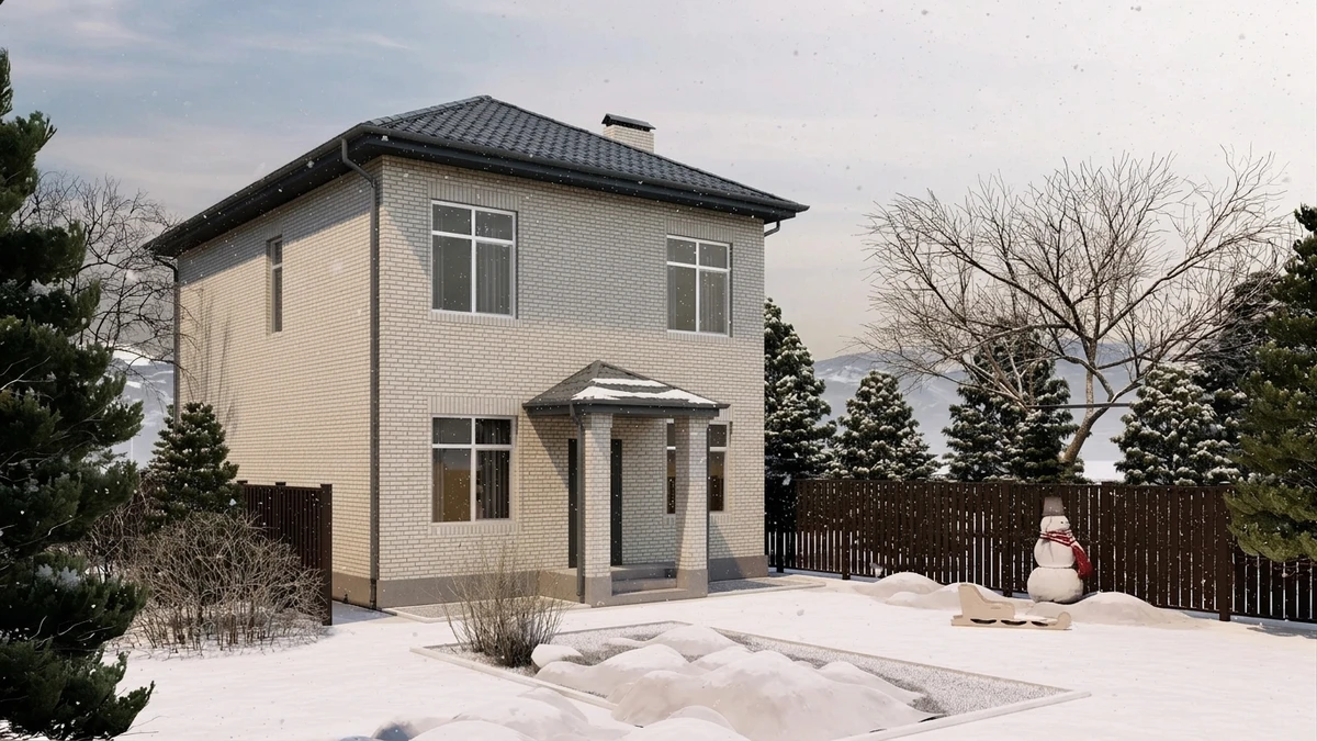 Дизайн фасада в стиле no_style — фото от нейросети AI Facade