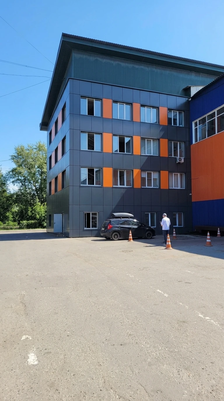 Дизайн фасада в стиле Хай-тек — фото фасада от нейросети AI Facade
