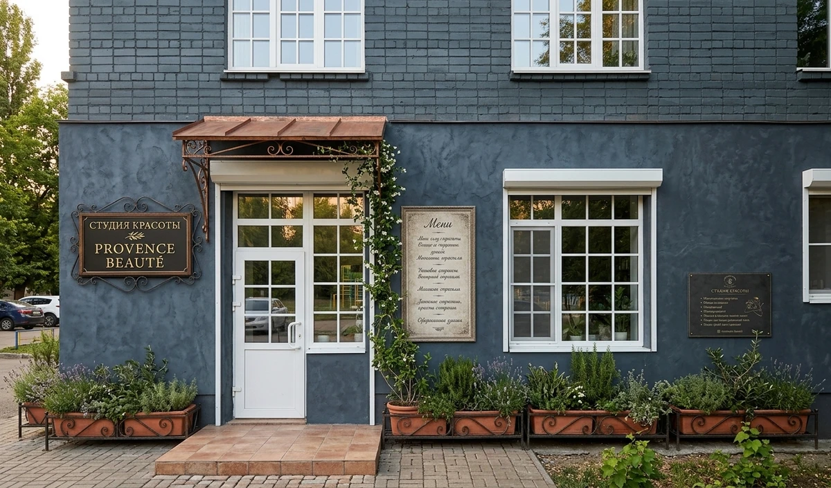Дизайн фасада в стиле Прованс — Фасад от нейросети AI Facade