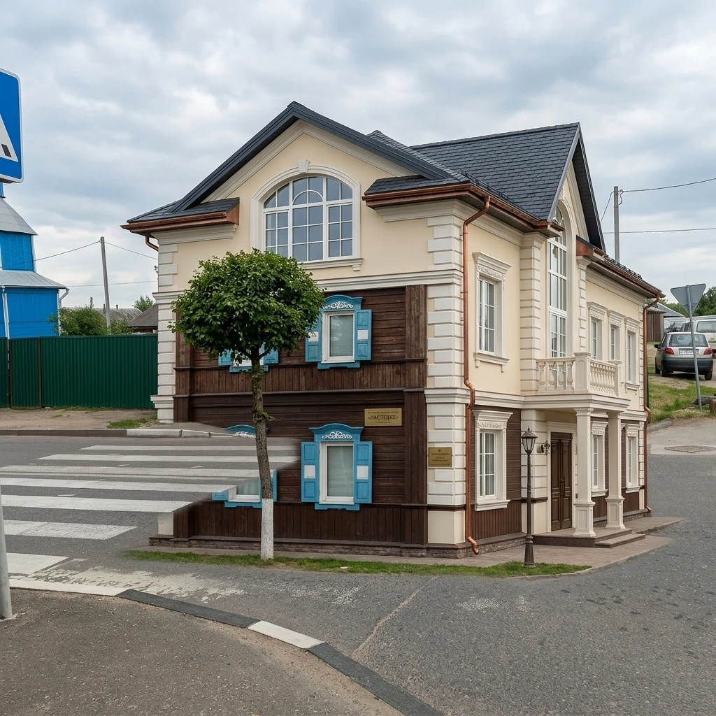 Дизайн фасада в стиле Классический — фото фасада от нейросети AI Facade