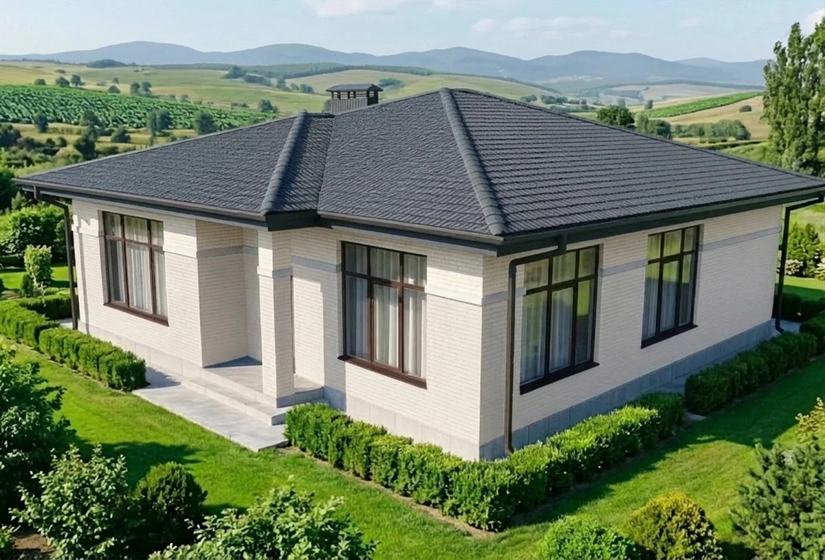 Дизайн фасада в стиле no_style — фото от нейросети AI Facade