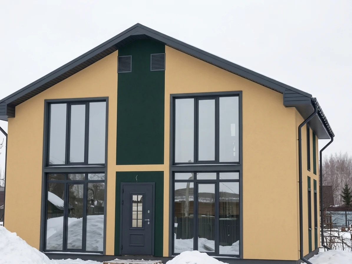 Дизайн фасада в стиле Минимализм — Фасад от нейросети AI Facade