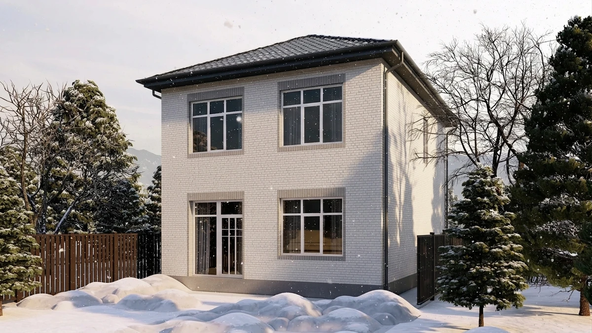 Дизайн фасада в стиле no_style — фото от нейросети AI Facade