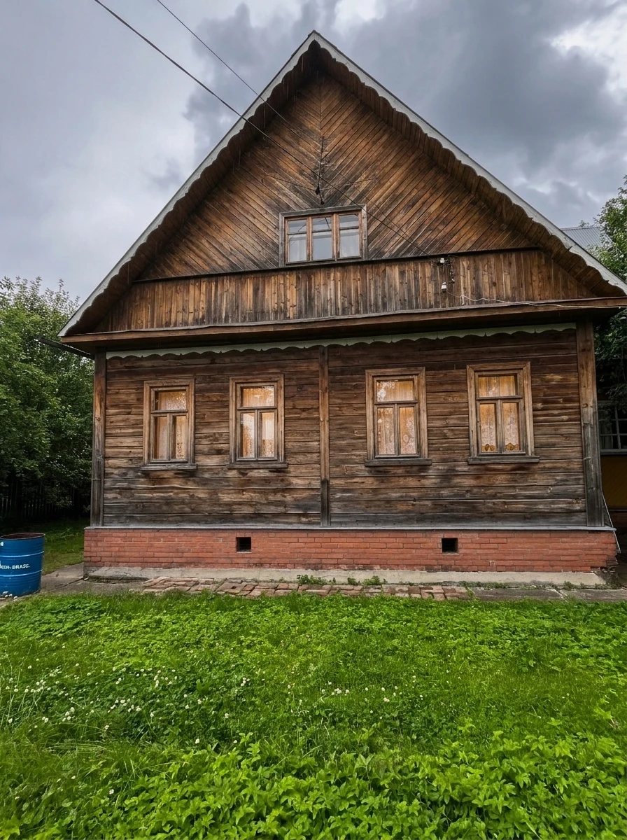Дизайн фасада в стиле Деревенский — фото фасада от нейросети AI Facade
