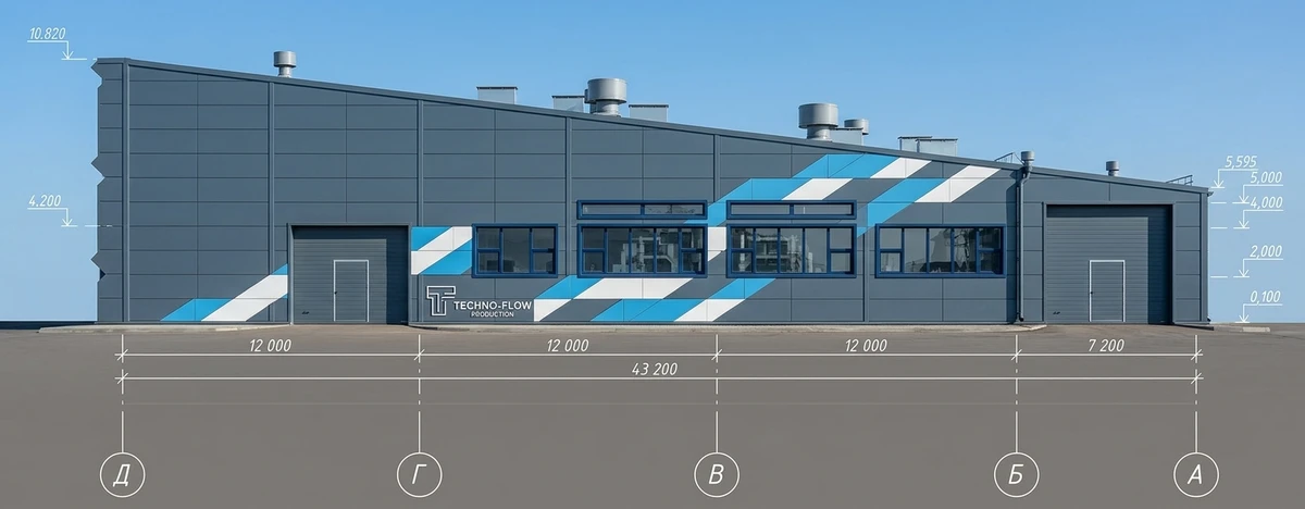 Дизайн фасада в стиле Минимализм — Фасад от нейросети AI Facade