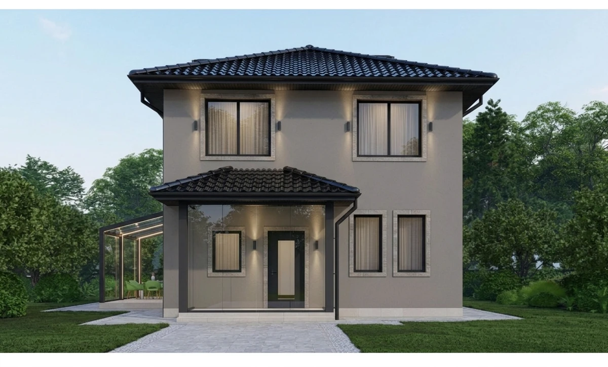 Дизайн фасада в стиле no_style — фото от нейросети AI Facade