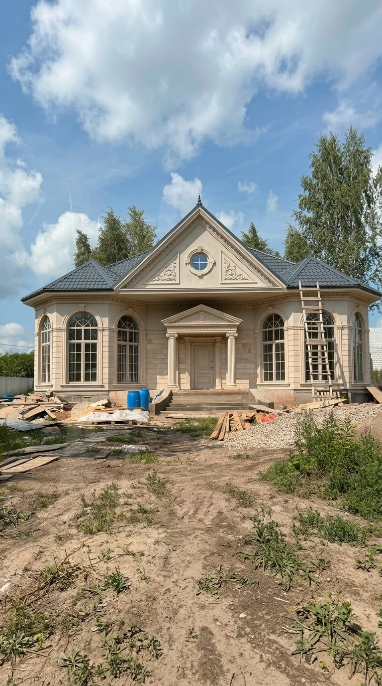 Дизайн фасада в стиле Классический — Фасад от нейросети AI Facade