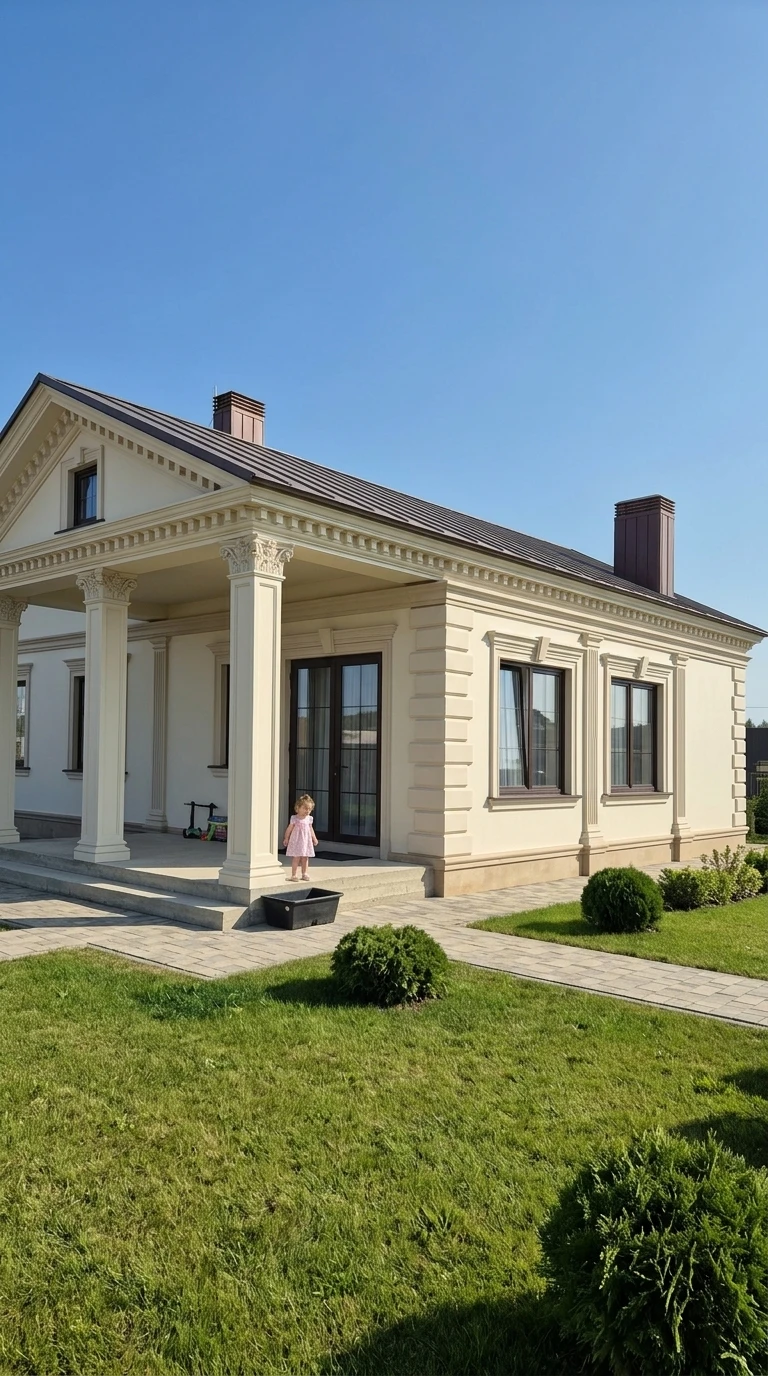 Дизайн фасада в стиле Классический — Фасад от нейросети AI Facade