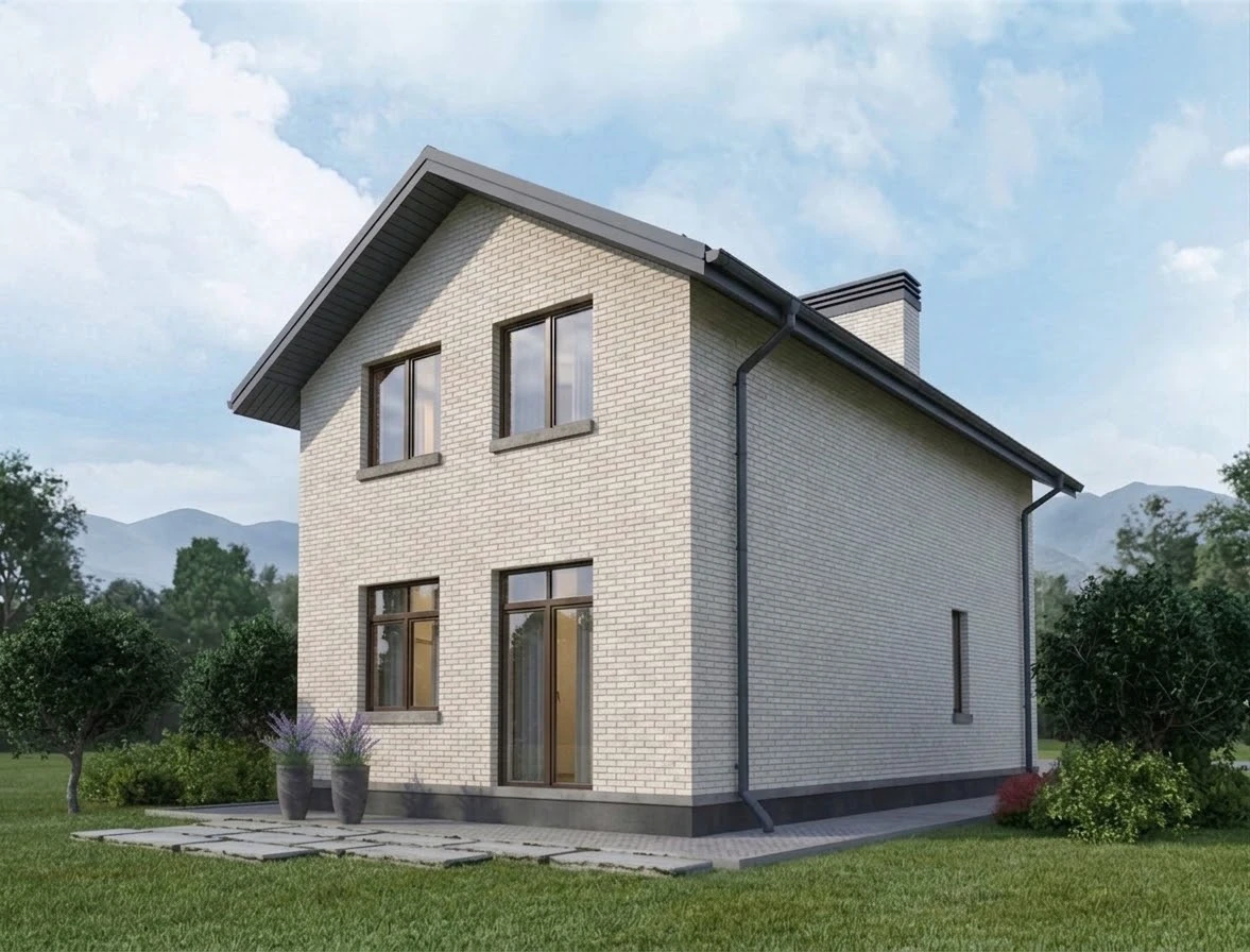 Дизайн фасада в стиле no_style — фото от нейросети AI Facade