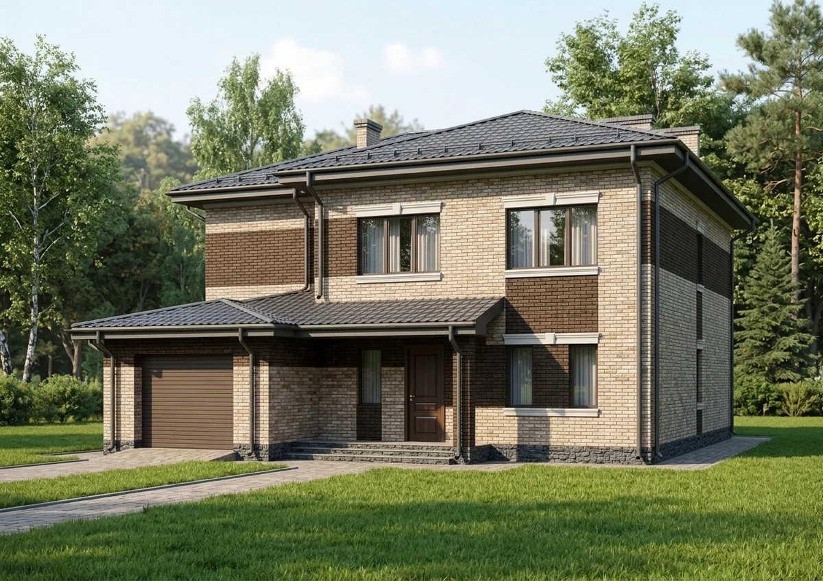 Дизайн фасада в стиле Классический — Фасад от нейросети AI Facade