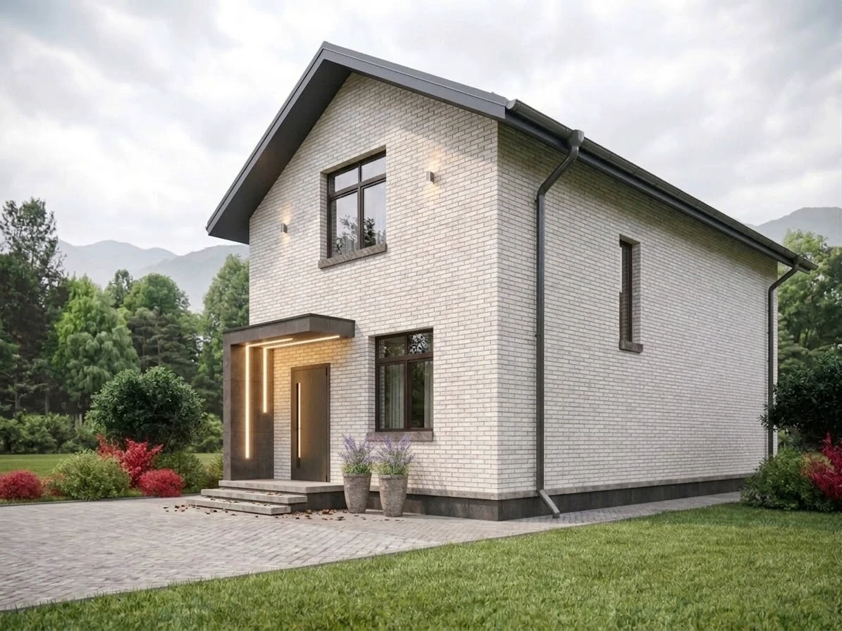Дизайн фасада в стиле no_style — фото от нейросети AI Facade