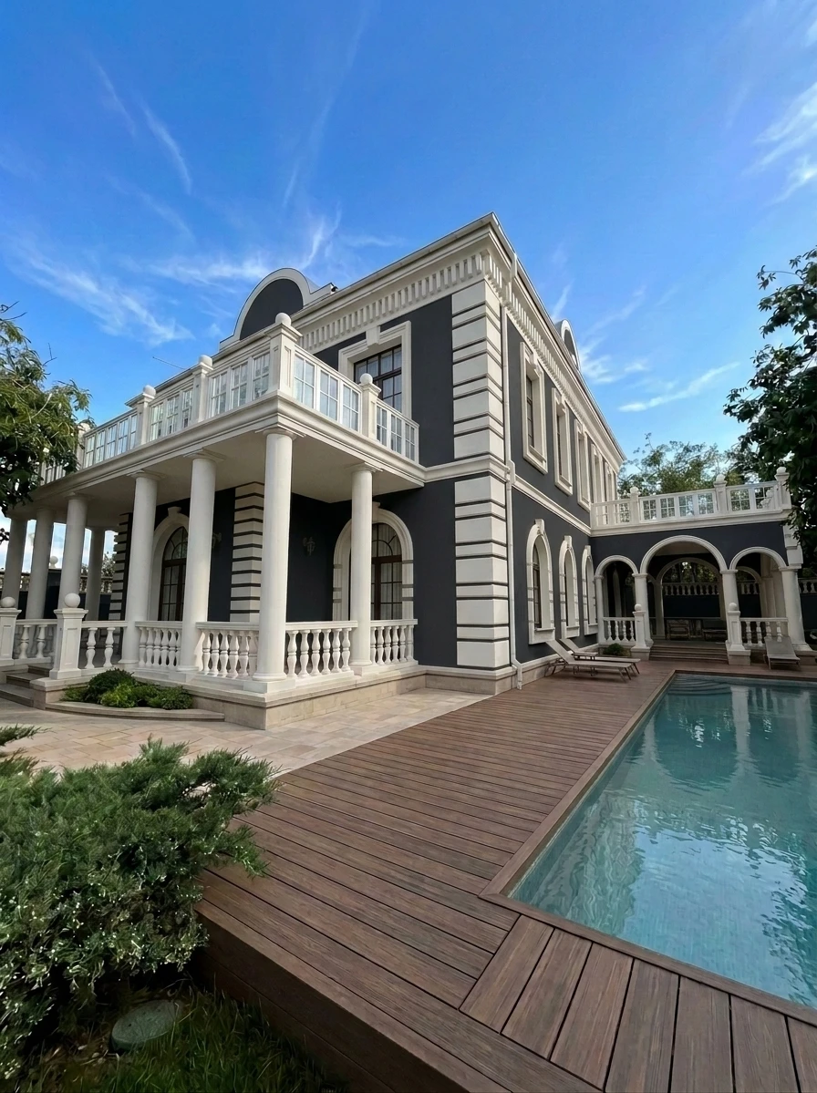 Дизайн фасада в стиле no_style — фото от нейросети AI Facade