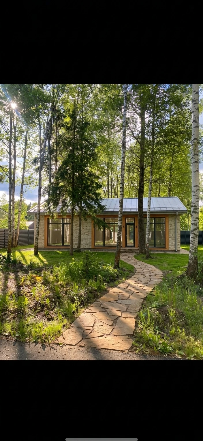 Дизайн фасада в стиле no_style — фото от нейросети AI Facade