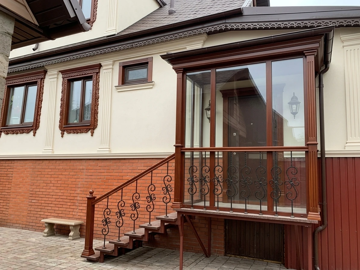 Дизайн фасада в стиле Классический — фото фасада от нейросети AI Facade