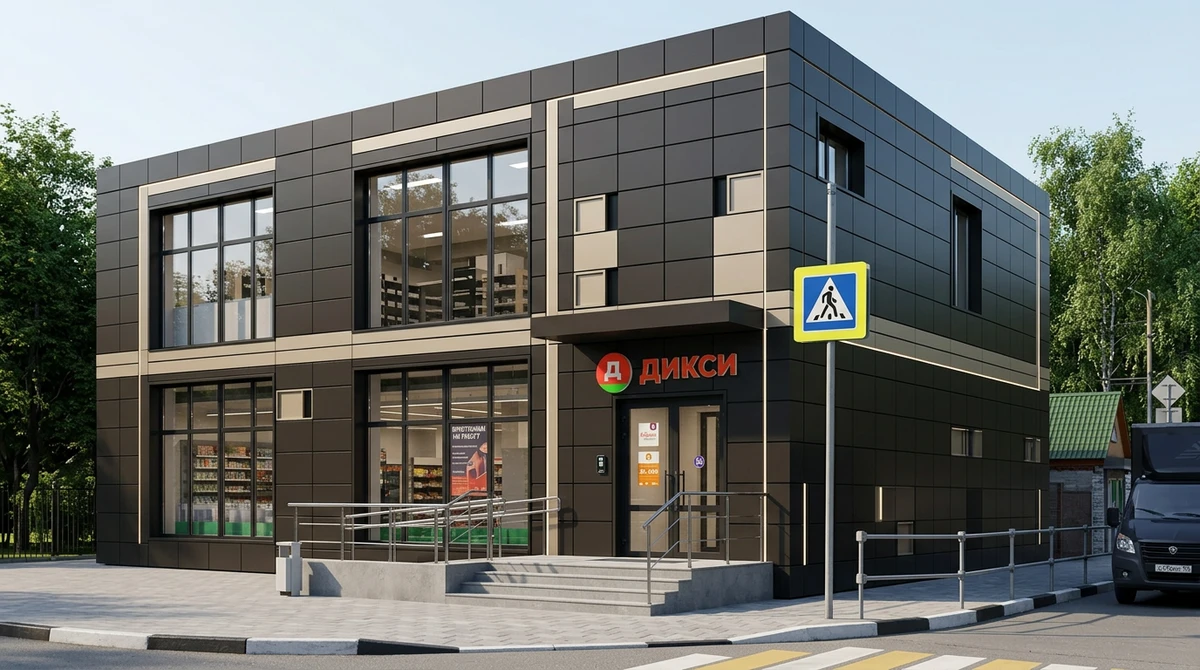 Дизайн фасада в стиле Блэктек — Фасад от нейросети AI Facade