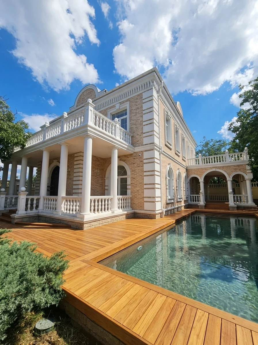 Дизайн фасада в стиле no_style — фото от нейросети AI Facade