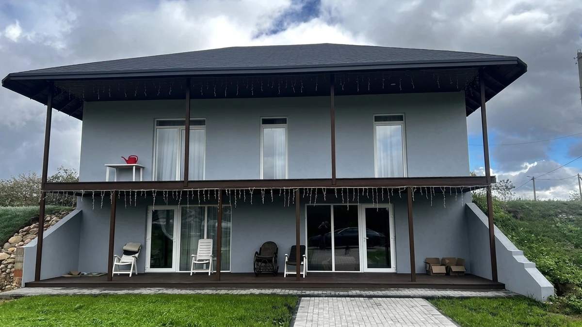 Дизайн фасада в стиле no_style — фото от нейросети AI Facade