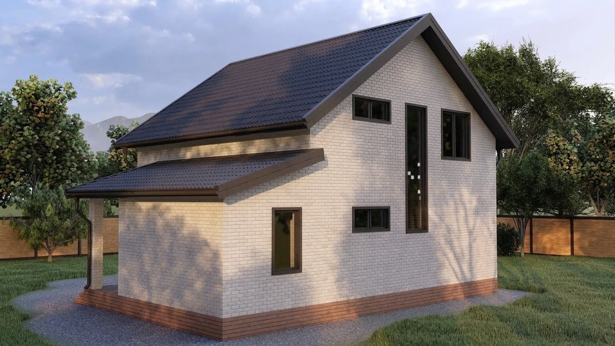 Дизайн фасада в стиле no_style — фото от нейросети AI Facade