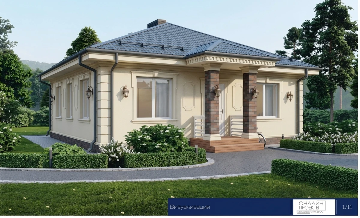 Дизайн фасада в стиле Классический — Фасад от нейросети AI Facade