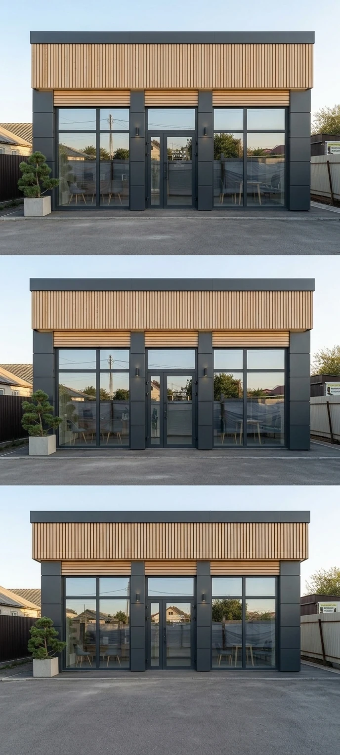 Дизайн фасада в стиле Скандинавский — фото фасада от нейросети AI Facade