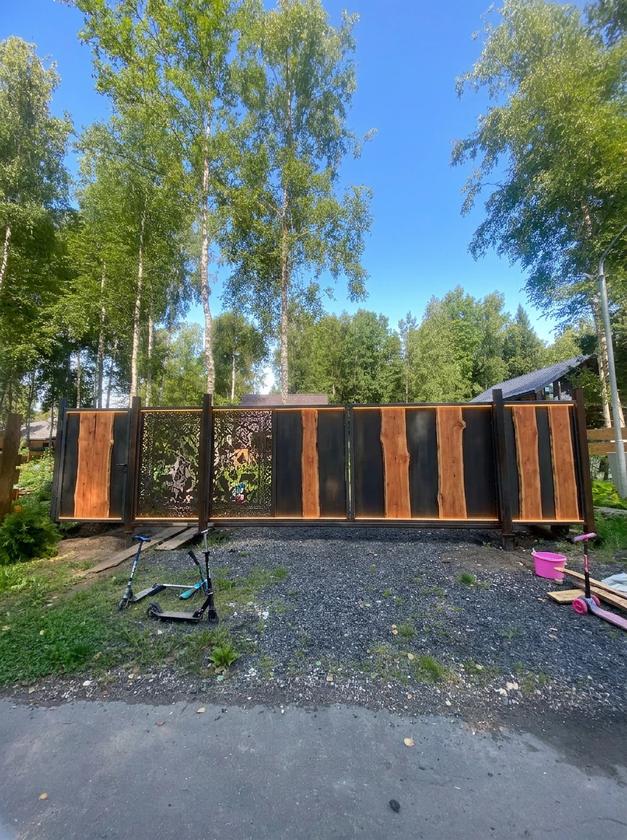 Дизайн участка в стиле no_style — фото от нейросети AI Facade