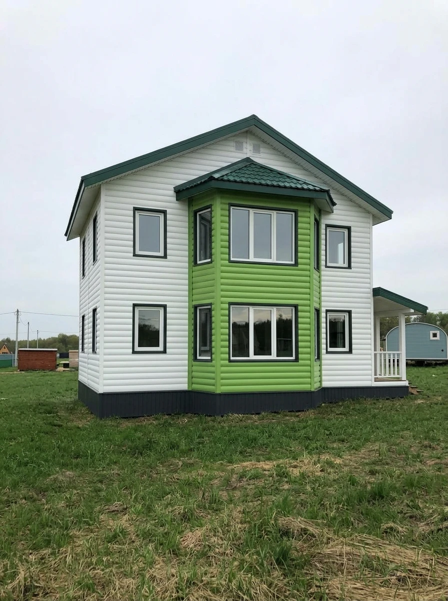 Дизайн фасада в стиле Прованс — Фасад от нейросети AI Facade