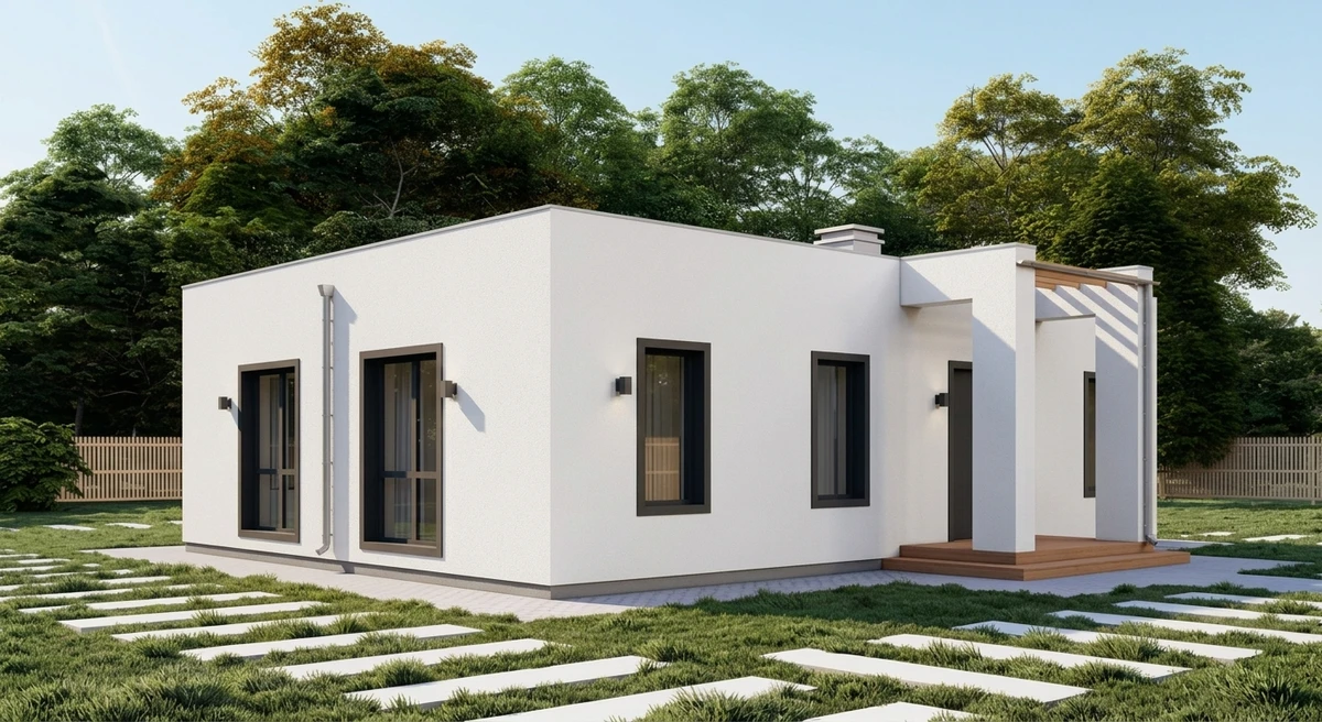 Дизайн фасада в стиле no_style — фото от нейросети AI Facade