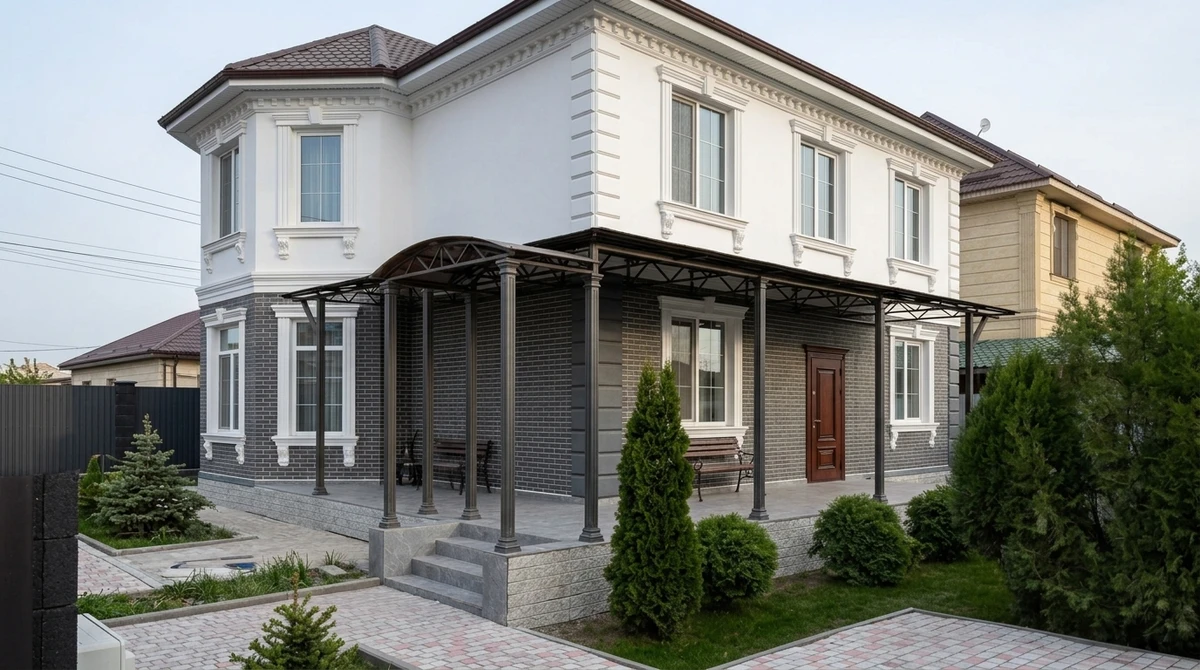 Дизайн фасада в стиле Классический — Фасад от нейросети AI Facade