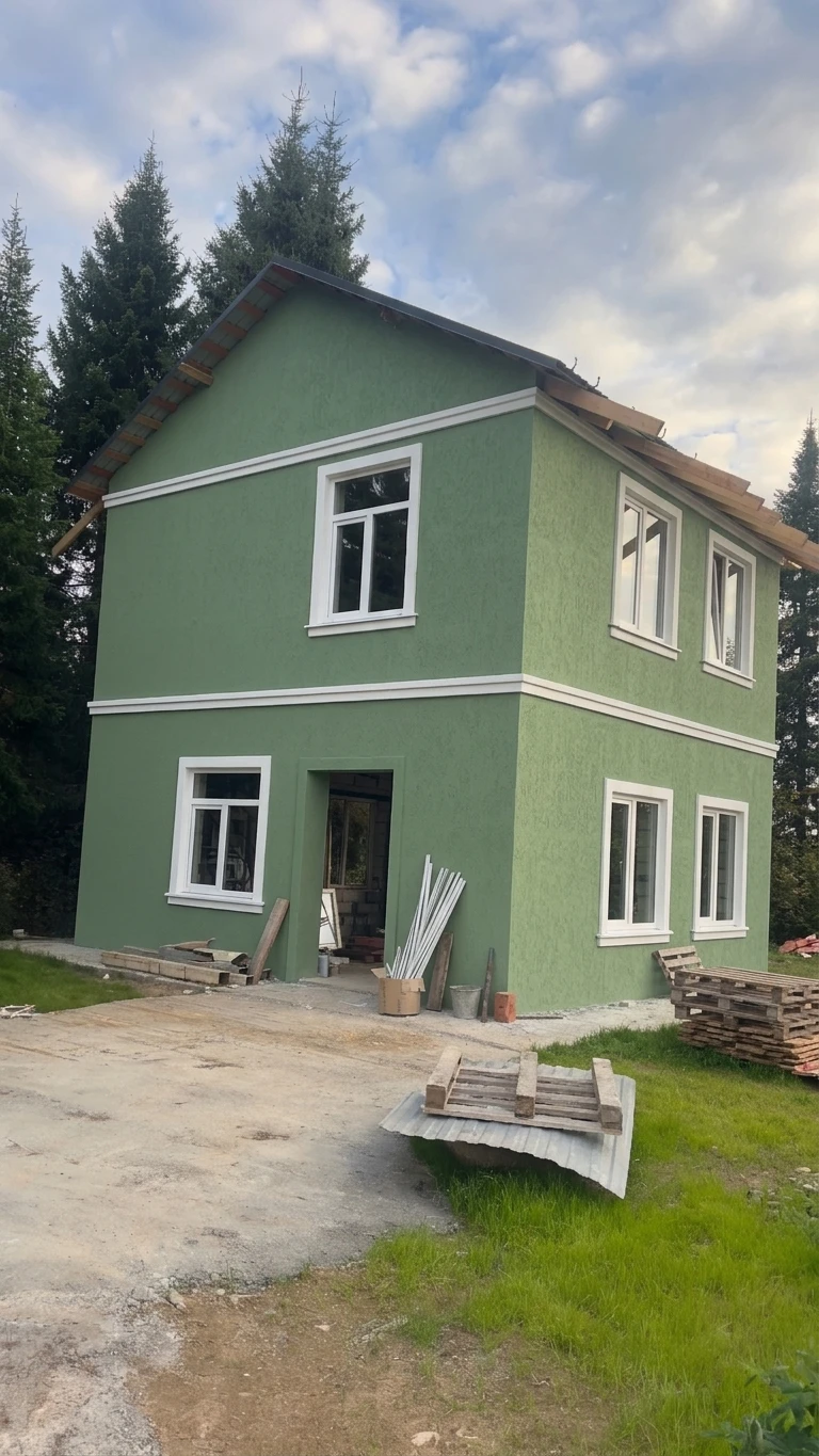 Дизайн фасада в стиле no_style — фото от нейросети AI Facade